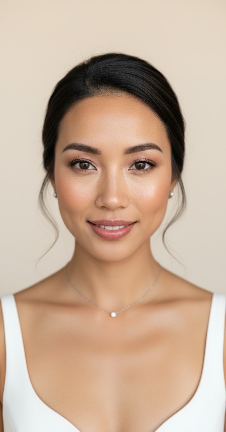 After Romantic Updo For Wedding